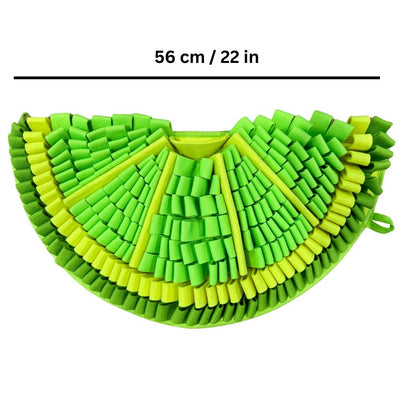Snuffle Mat PawzNDogz Level 2 for Dogs 1 Unit, Citrusy-Zesty Lime, 1 Mat - view 3