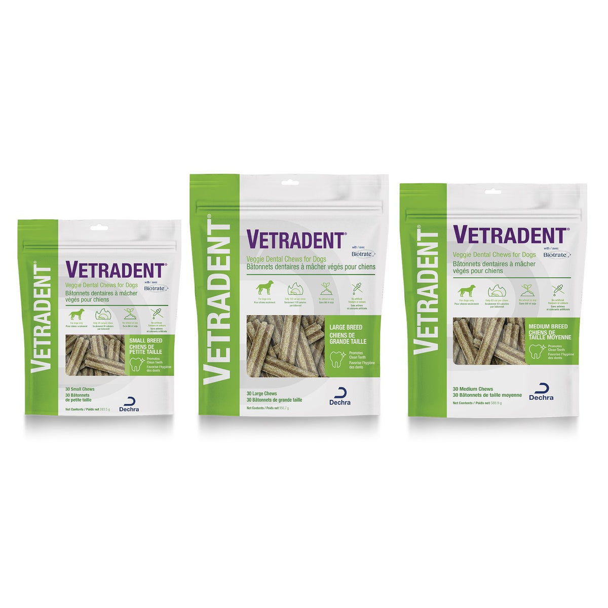 Vetradent Veggie Dental Chews for Small Breed Dogs (Vegetables) Pack of 30 - Default Title - product image 2