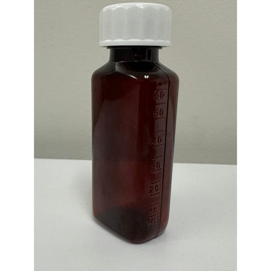 Plastic Bottle Graduated with Safety Cap - view 1