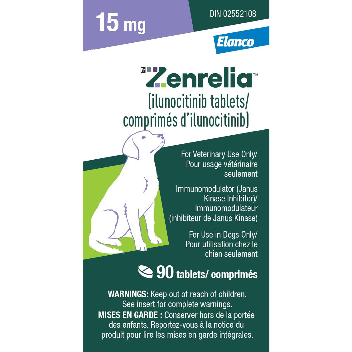 Zenrelia Tablets for Dogs, Lavender 15 mg, 90 Tablets