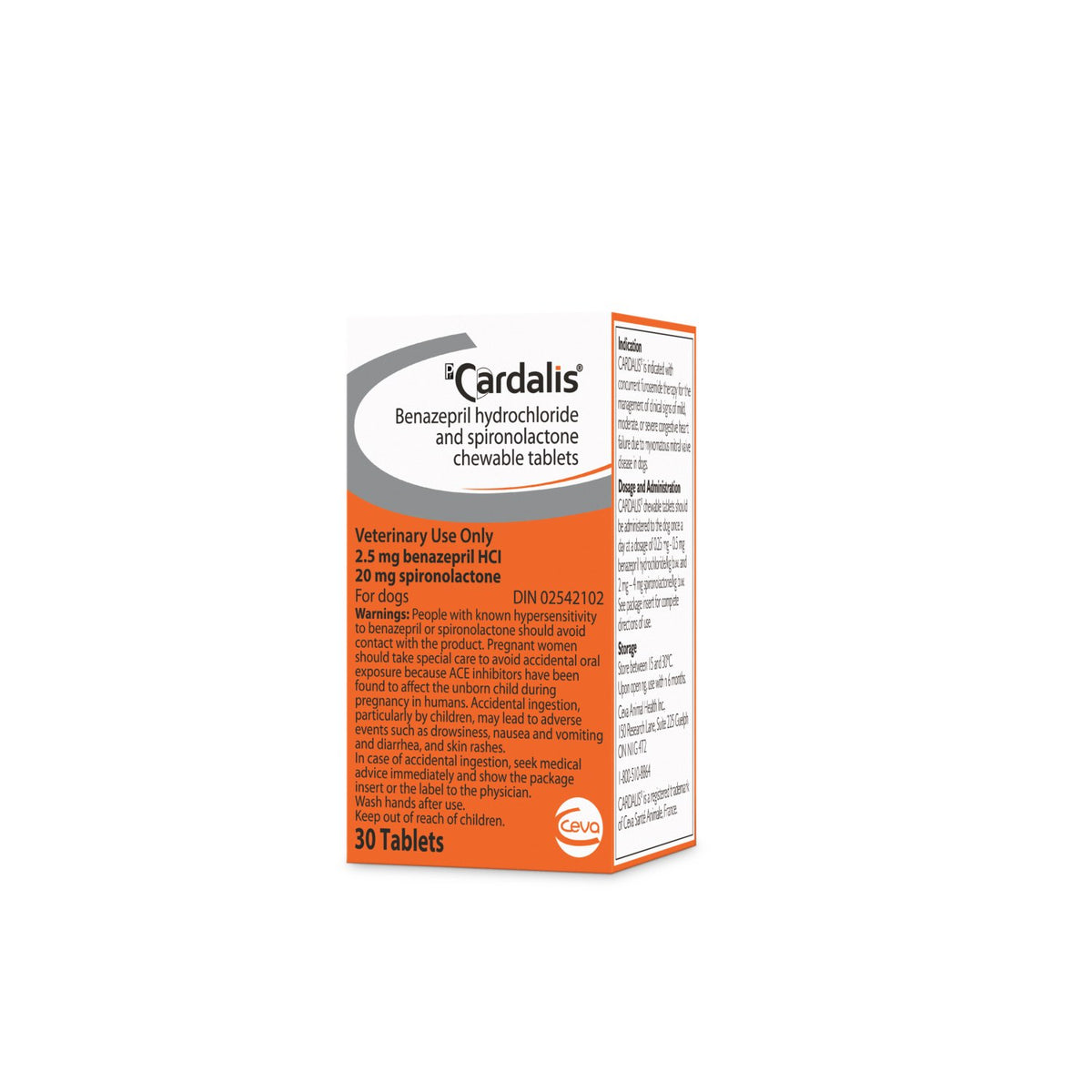 Cardalis Chewable Tablets for Dogs, 2.5/20 mg, 30 Tablets