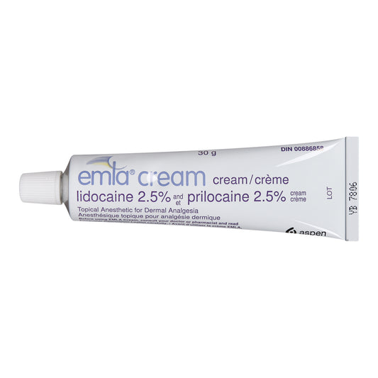Emla (Lidocaïne and Prilocaïne) Cream 30 g Tube 2.5 % - Default Title - product image 1