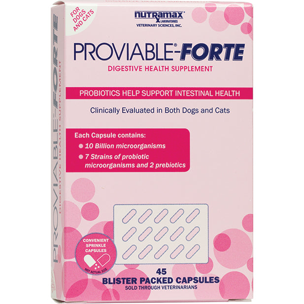 Proviable Forte Capsules for Cats and Dogs and All-Size Dogs 45 Cap 10000000000 CFU - Default Title - product image 1