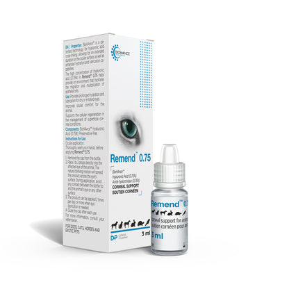Remend 0.75 Corneal Support for Cats, Dogs, Horses and Small Pets 3 mL Bottle 0.75 % - Default Title - product image 3