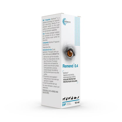 Remend 0.4 Ocular Protector for Cats, Dogs, Horses and Small Pets 10 mL Bottle 0.4 % - Default Title - product image 1