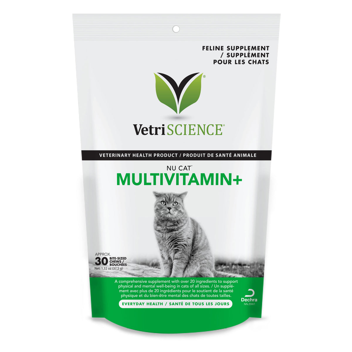 NU CAT Multivitamin+ Chews for Cats (Original) 37.5 g Bag - Default Title - product image 1