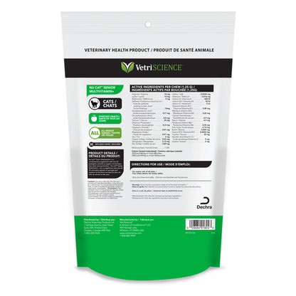 NU CAT Senior Multivitamin+ Chews for Cats (Original) 37.5 g Bag - Default Title - product image 2