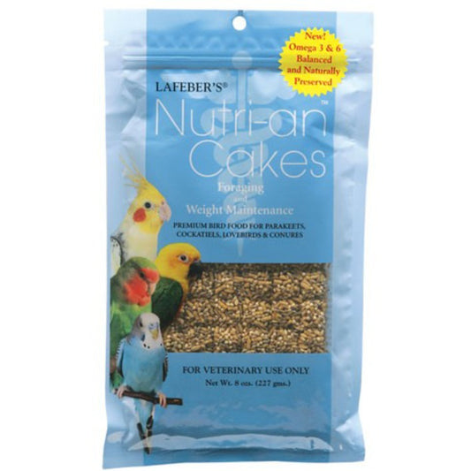 Nutri-An Cakes Foraging and Weight Maintenance for Small Parrots for Birds (Original) 227 g Bag - Default Title - product image 1