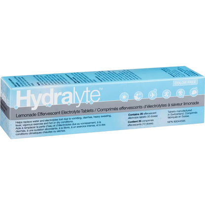 Hydralyte Effervescent Electrolytes Tablets Lemonade product detail