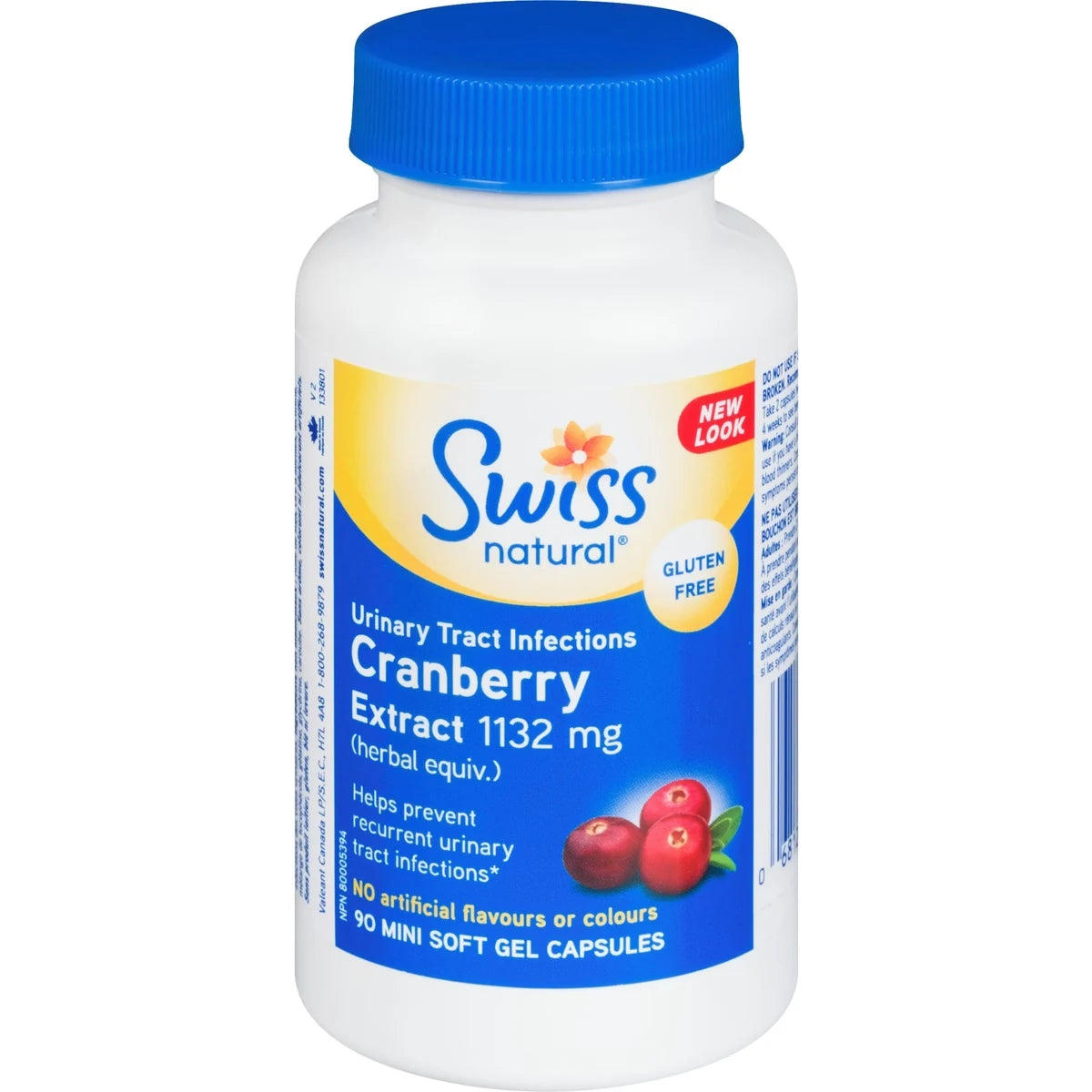 Swiss Cranberry Extract 1132mg Soft Gel front package