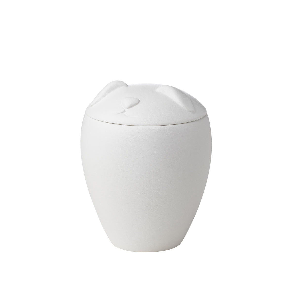 Urn Stoneware-White Dog for Pets 1 Unit - Default Title - product image 1