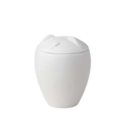 Urn Stoneware-White Dog for Pets 1 Unit - Default Title - product image 1