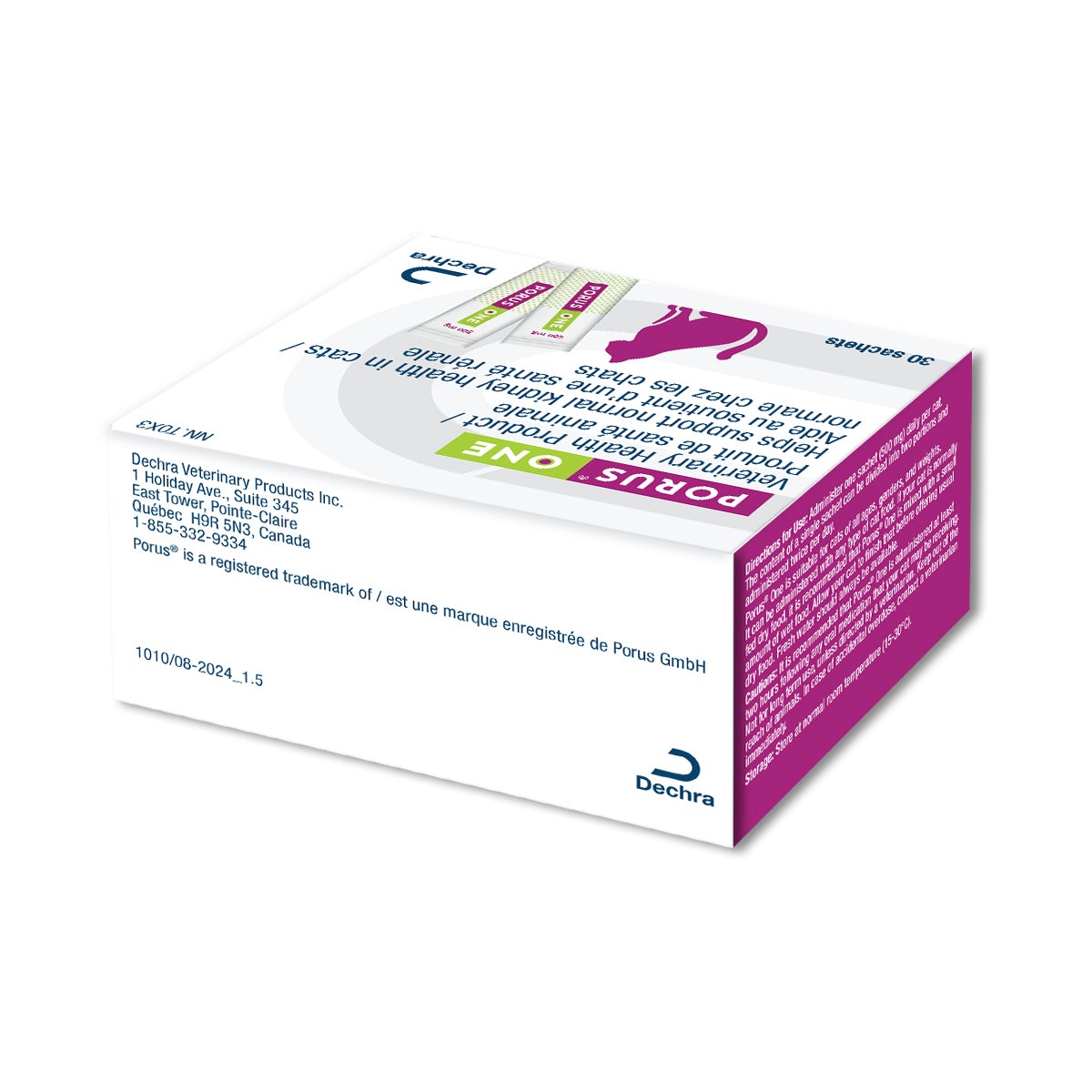Porus One Powder Pkg/30 Pouches for Cats 500 mg - Default Title - product image 2
