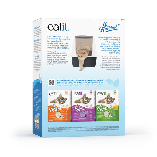 Clumping Litter Go Natural! Multi-Cat Pea Husk Vanilla for Cats 6.4 kg Box - Default Title - product image 2