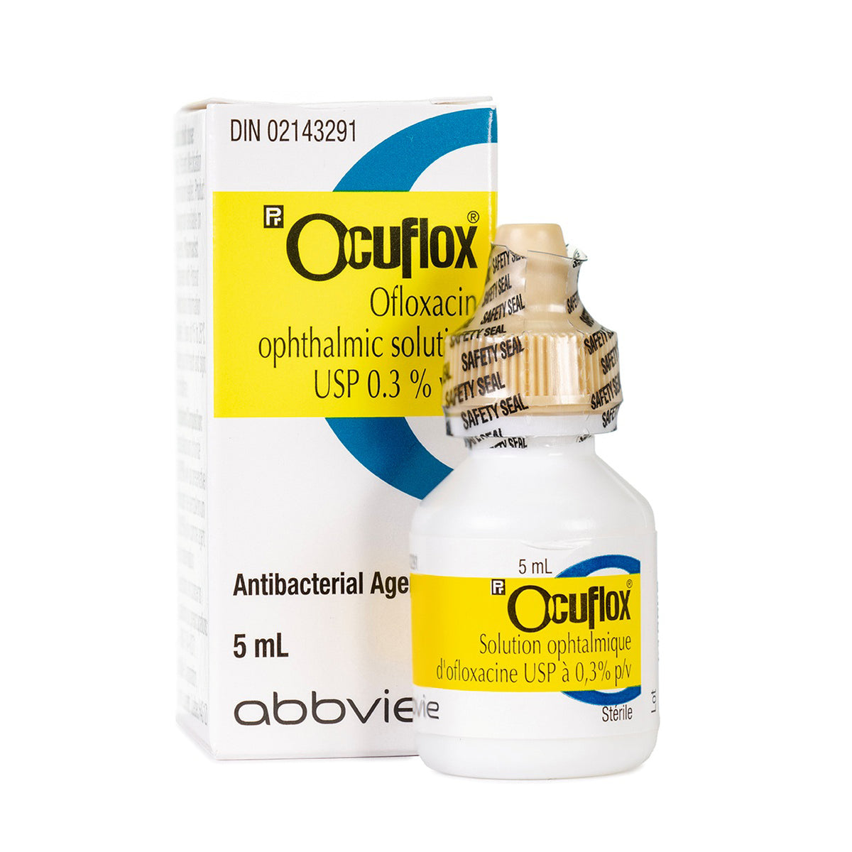 Ocuflox Ophthalmic Solution, 0.3 %, 5 mL
