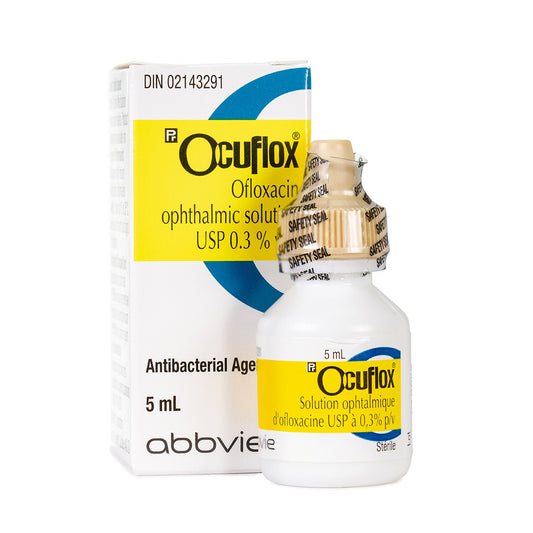 Ocuflox Ophthalmic Solution, 0.3 %, 5 mL