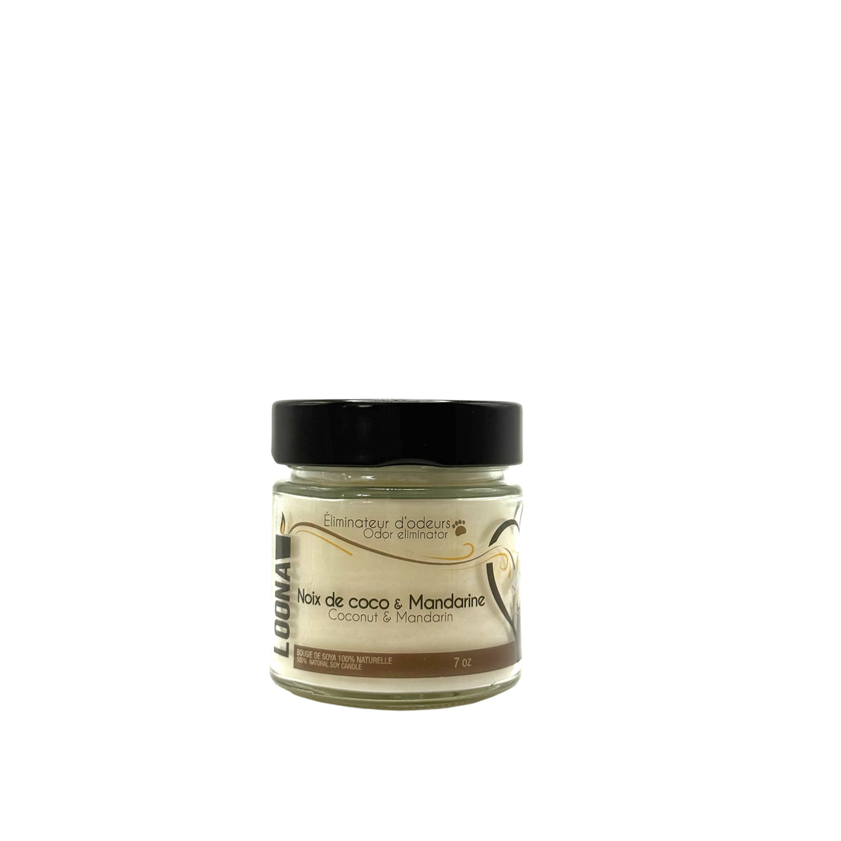 Candle LOONA with Odour Eliminator-Coconut and Mandarin 1 Unit - Default Title - product image 1