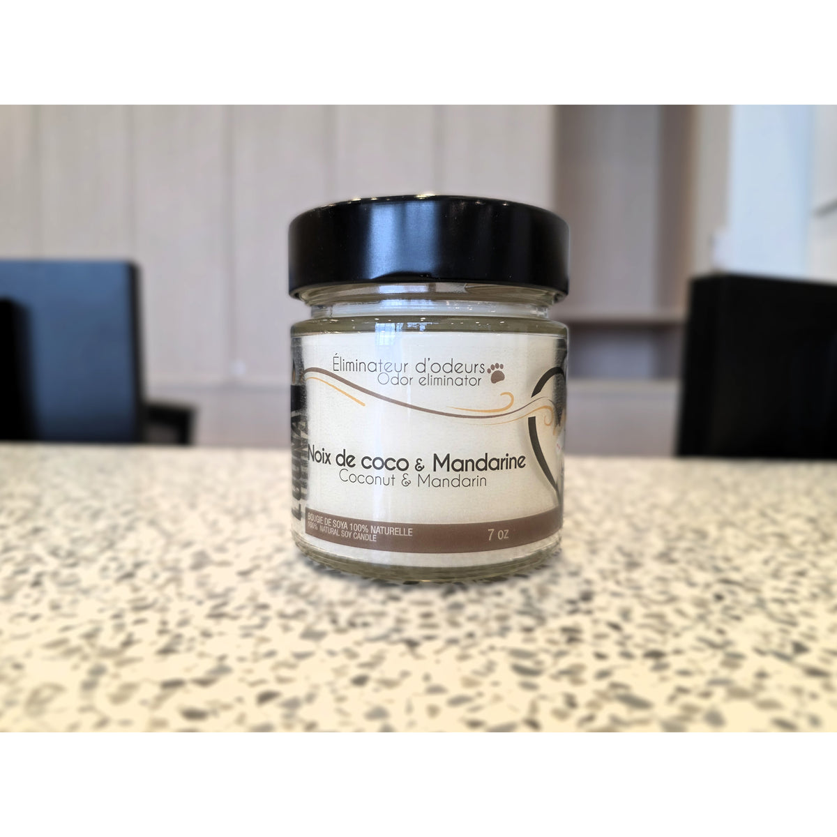 Candle LOONA with Odour Eliminator-Coconut and Mandarin 1 Unit - Default Title - product image 2