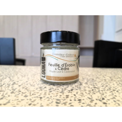 Candle LOONA with Odour Eliminator-Maple and Cedarwood 1 Unit - Default Title - product image 2
