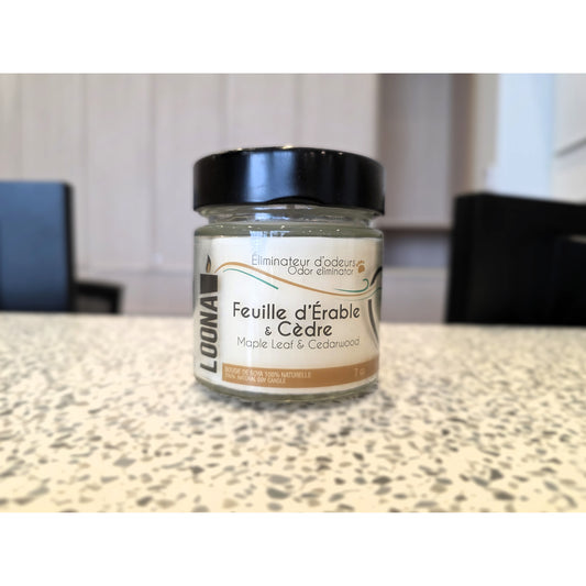 Candle LOONA with Odour Eliminator-Maple and Cedarwood 1 Unit - Default Title - product image 2