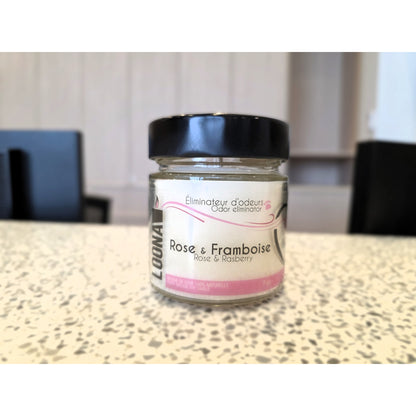Candle LOONA with Odour Eliminator-Rose and Rasberry 1 Unit - Default Title - product image 2