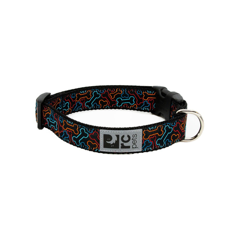 Patterned Clip Collar for Dogs, Bones, Small - Default Title - product image 1