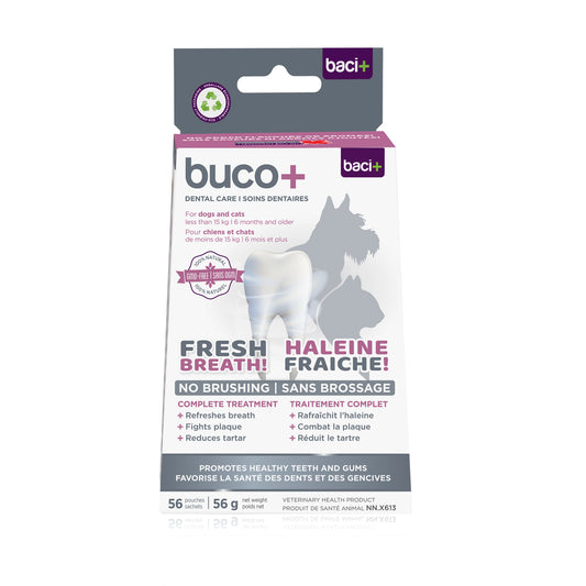 Buco Powder for Cats and Dogs Less Than 15 kg - Pack of 56 X 1 g - product image 1