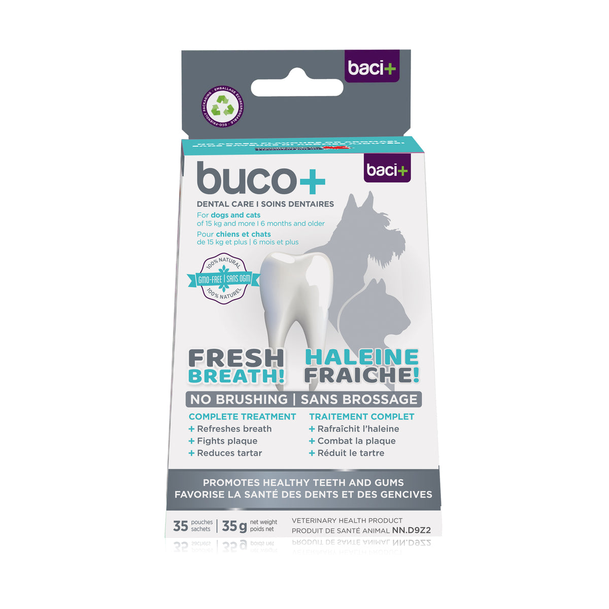 Buco Powder for Cats and Dogs Over 15 kg - Pack of 35 X 1 g - product image 1