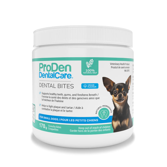 ProDen DentalCare Dental Bites for Small Dogs (Vegetables) for Dogs 170 g Jar - Default Title - product image 1