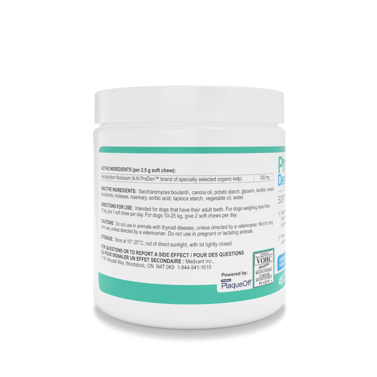 ProDen DentalCare Soft Chews for Small/Medium Dogs (Natural Flavouring) 45 Soft Chews - Default Title - product image 2