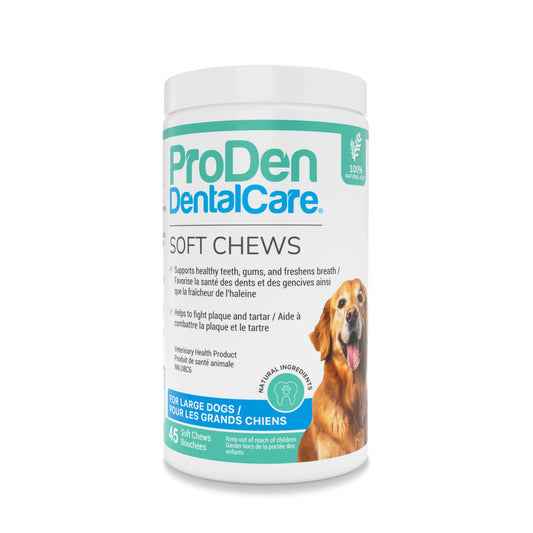 ProDen DentalCare Soft Chews for Large Dogs (Natural Flavouring) 45 Soft Chews - Default Title - product image 1