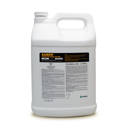 Saber Pour-on Liquid Insecticide for Farm Animals 5 L Bottle 1 % - Default Title - product image 1