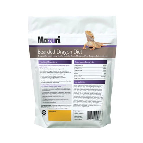 Bearded Dragon Diet for Exotic Pets (Original) 227 g Bag - Default Title - product image 2