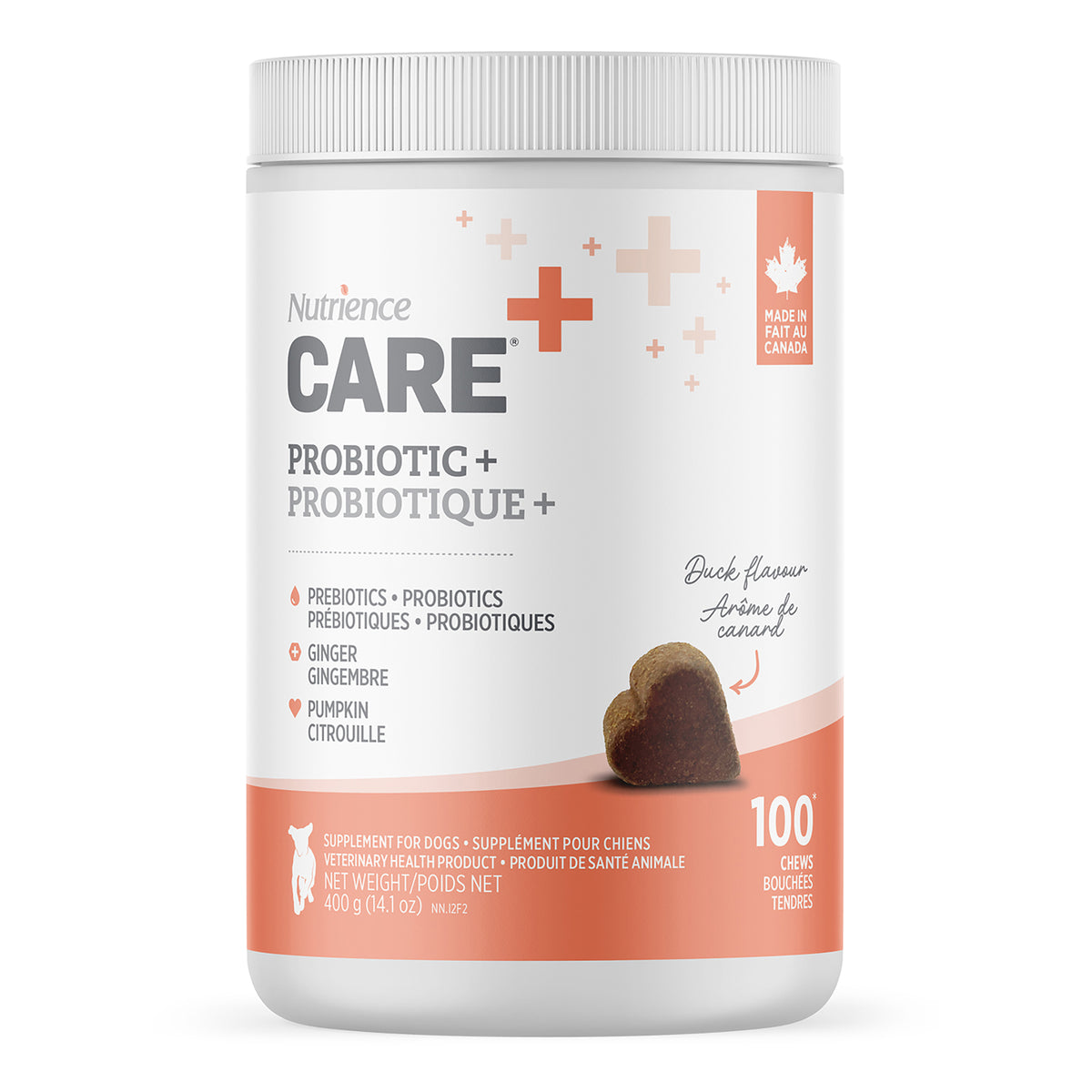 Nutrience Care Probiotic+ Supplement for Dogs (Duck) 400 g Jar - Default Title - product image 1
