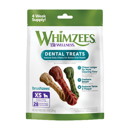 Whimzees Brushzees for Extra Small Dogs (Original) 28 Units - Default Title - product image 1
