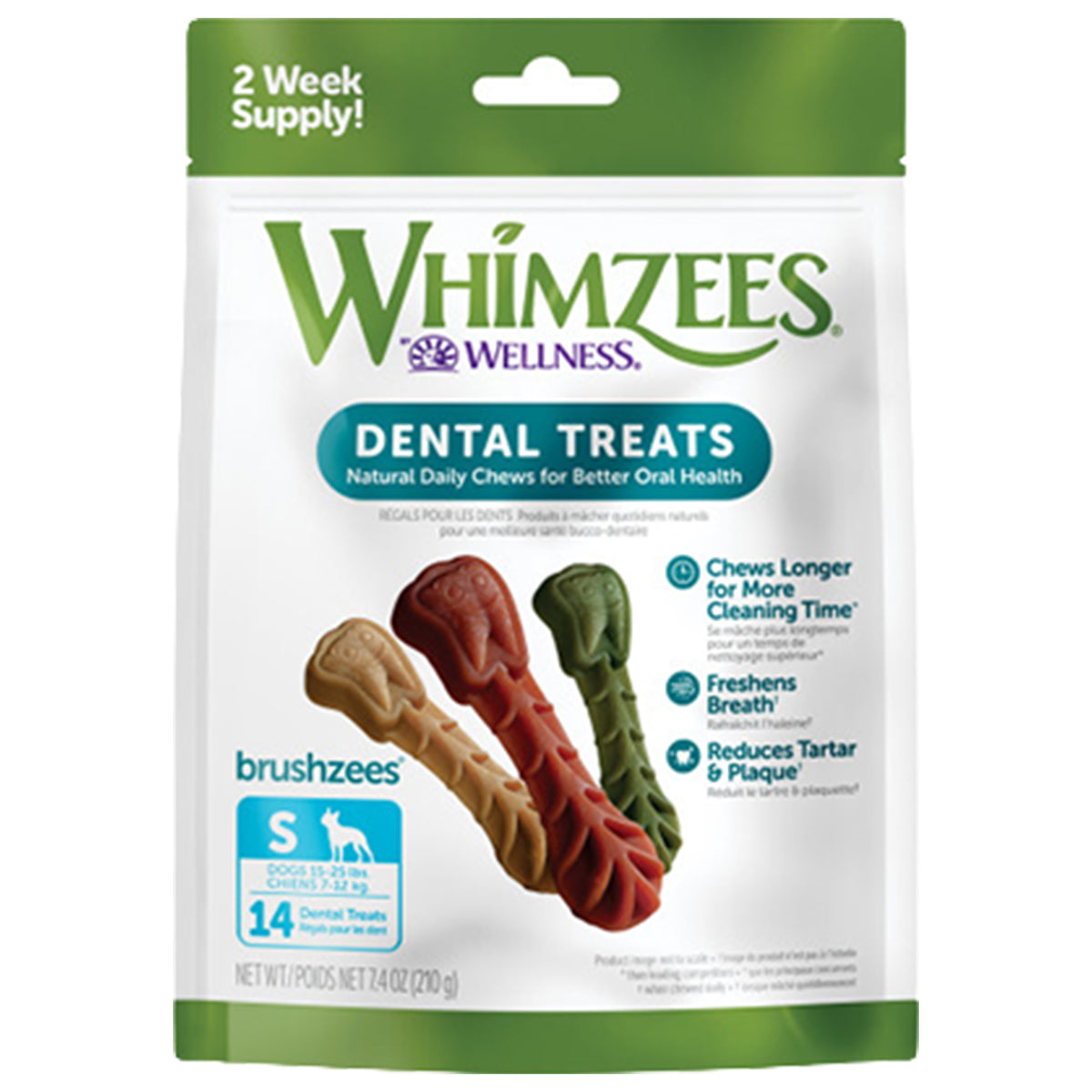 Whimzees Brushzees for Small Dogs (Original) 14 Units - Default Title - product image 1