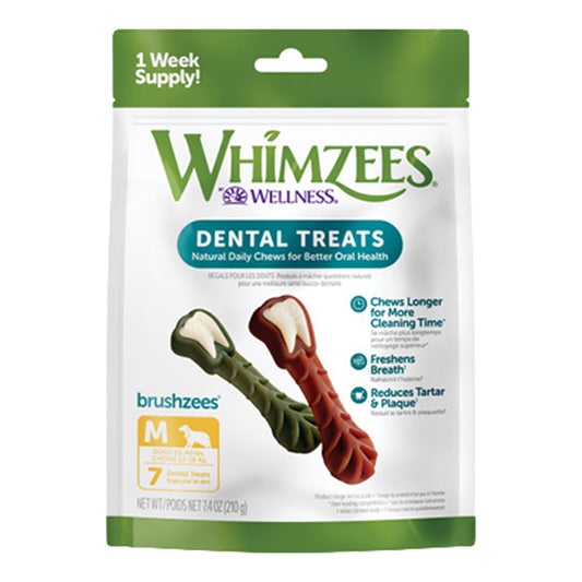 Whimzees Brushzees for Medium Dogs (Original) 7 Units - Default Title - product image 1