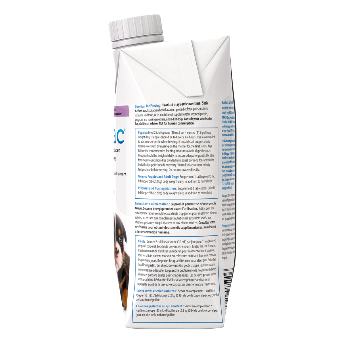 Esbilac Liquid Milk Replacer for Puppies 473 mL Tetrapak - Default Title - product image 4