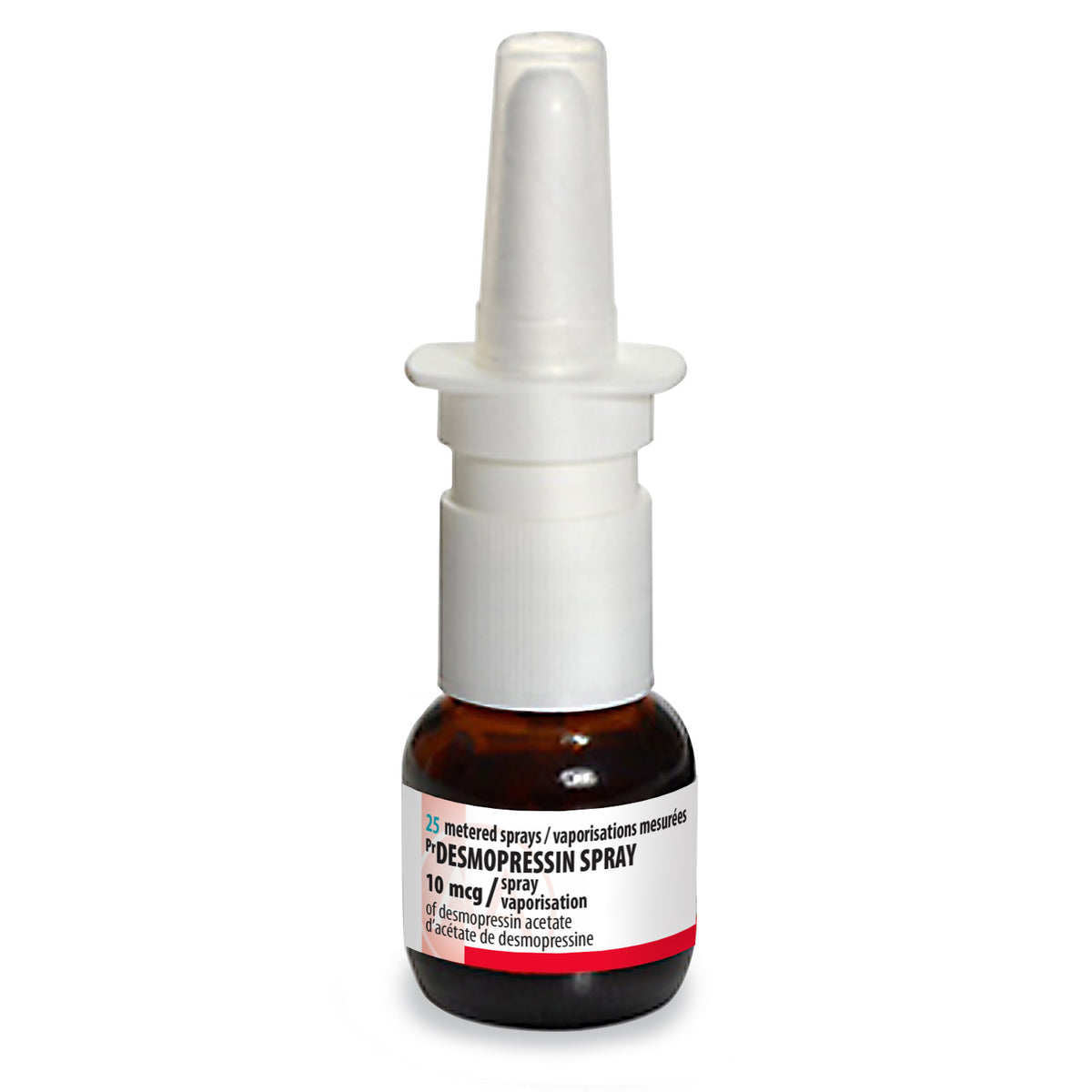 Desmopressin Nasal Spray 2.5 mL Bottle 10 mcg - view 3