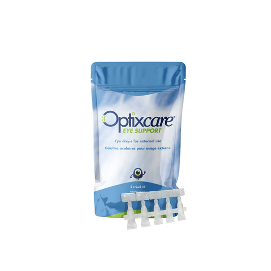Optixcare Eye Support Eye Drops Unidoses Pack of 5, for Cats, Dogs and Horses 0.33 mL - Default Title - product image 1