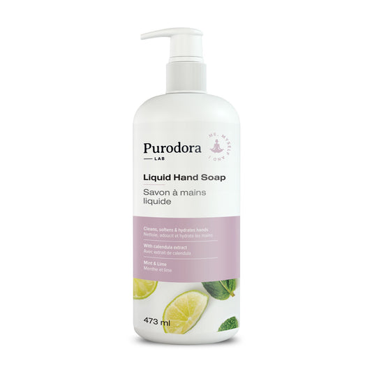 Hand Soap Liquid-Mint and Lime 473 mL Bottle - Default Title - product image 1