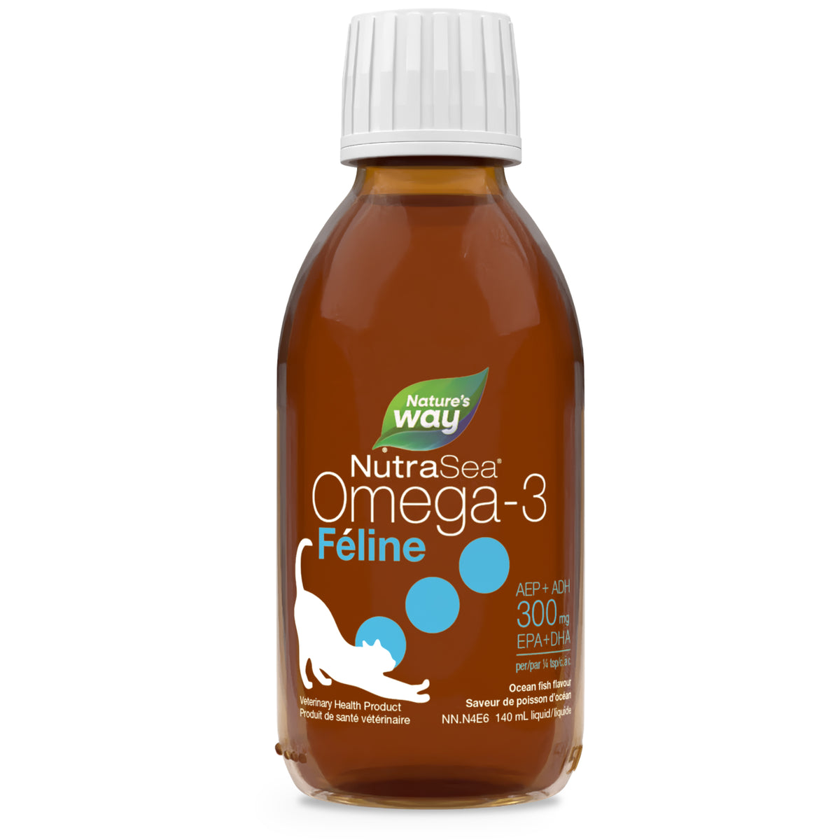 NutraSea Omega-3 Feline for Cats (Original) 140 mL Bottle - Default Title - product image 1