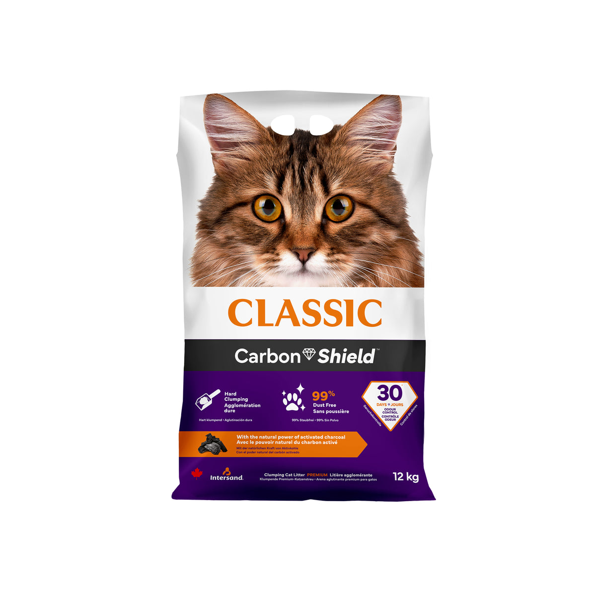 Litter Classic Carbon Shield Unscented for Cats 12 kg Bag - Default Title - product image 1