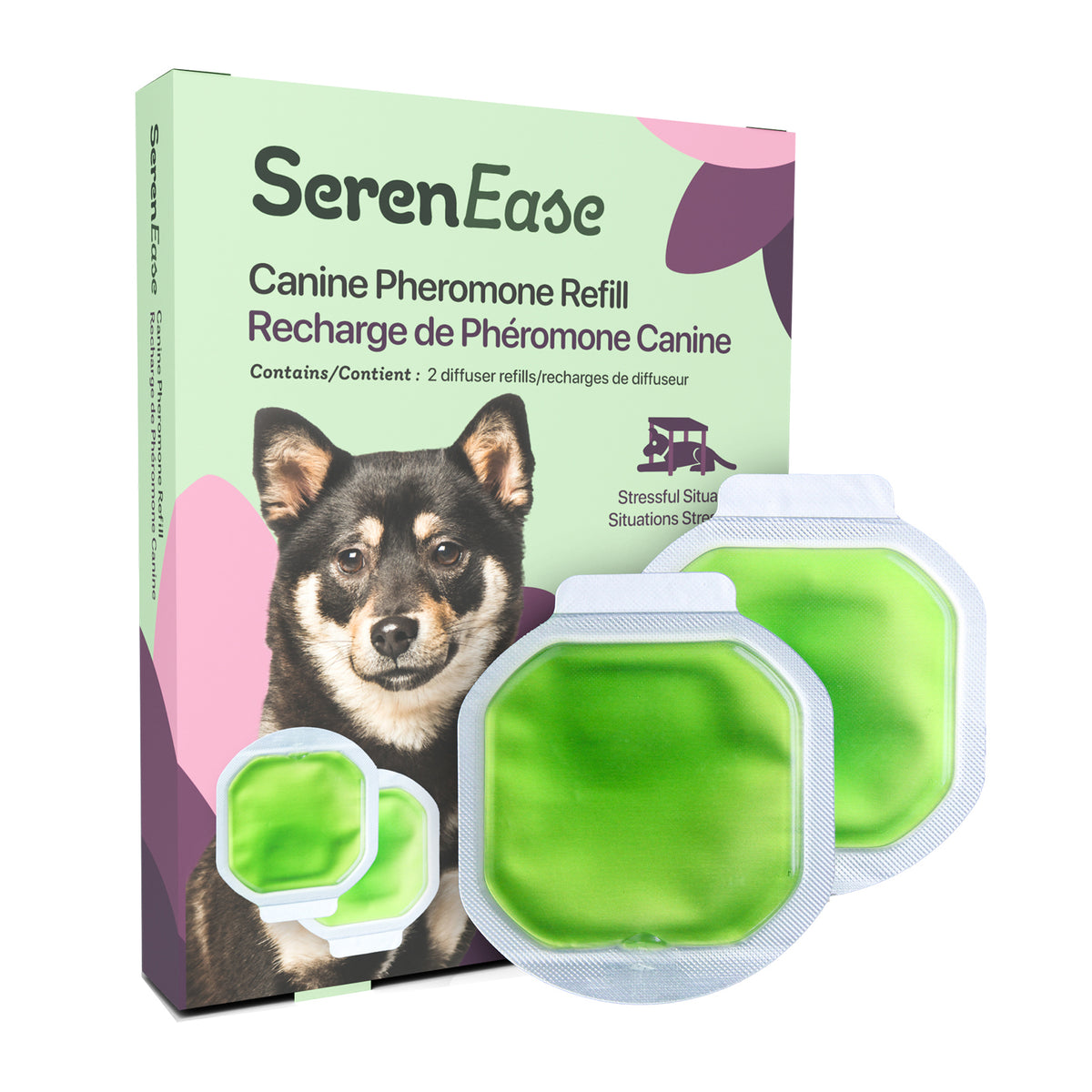 SerenEase Pheromone Diffuser for Dogs-Refill Pack of 2 - Default Title - product image 1