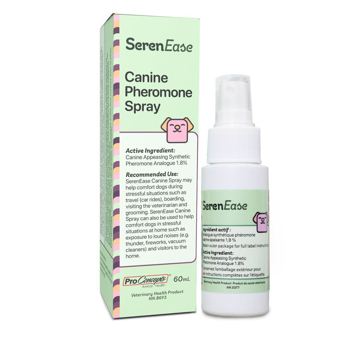 SerenEase Pheromone Spray for Dogs 60 mL Spray Bottle - Default Title - product image 2
