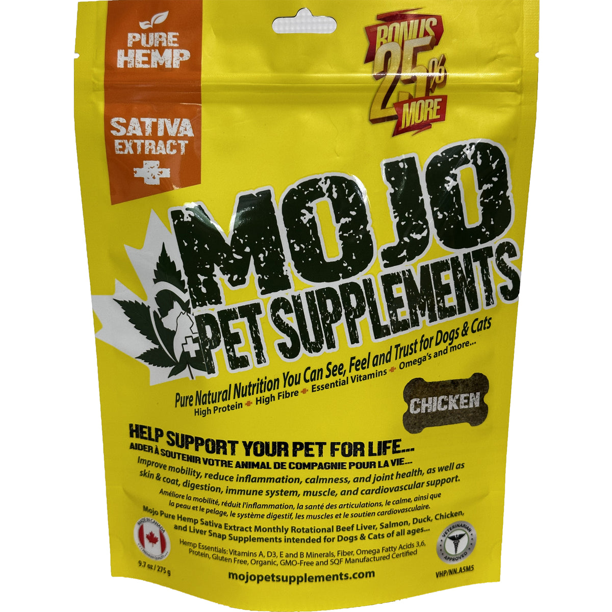 Hemp Supplement for Cats and Dogs - Chicken - product image 1