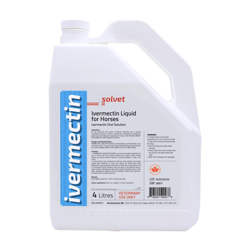 Ivermectin Liquid for Horses, 10 mg/ml, 4 L - view 2
