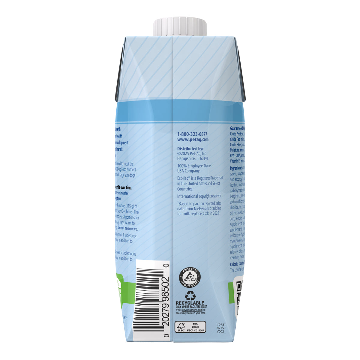 Esbilac goat's Milk Liquid for Puppies Tetra-Pack for Dogs Pack of 12, 473 mL - Default Title - product image 3