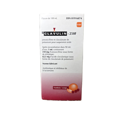 Clavulin Oral Suspension, 25/12.5 mg/ml, 100 mL - view 1
