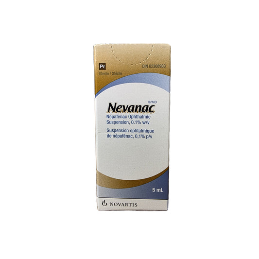 Nevanac Ophthalmic Suspension, 1 mg/ml, 5 mL - view 1